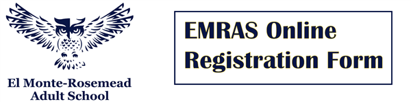 EMRAS link to online registration form 